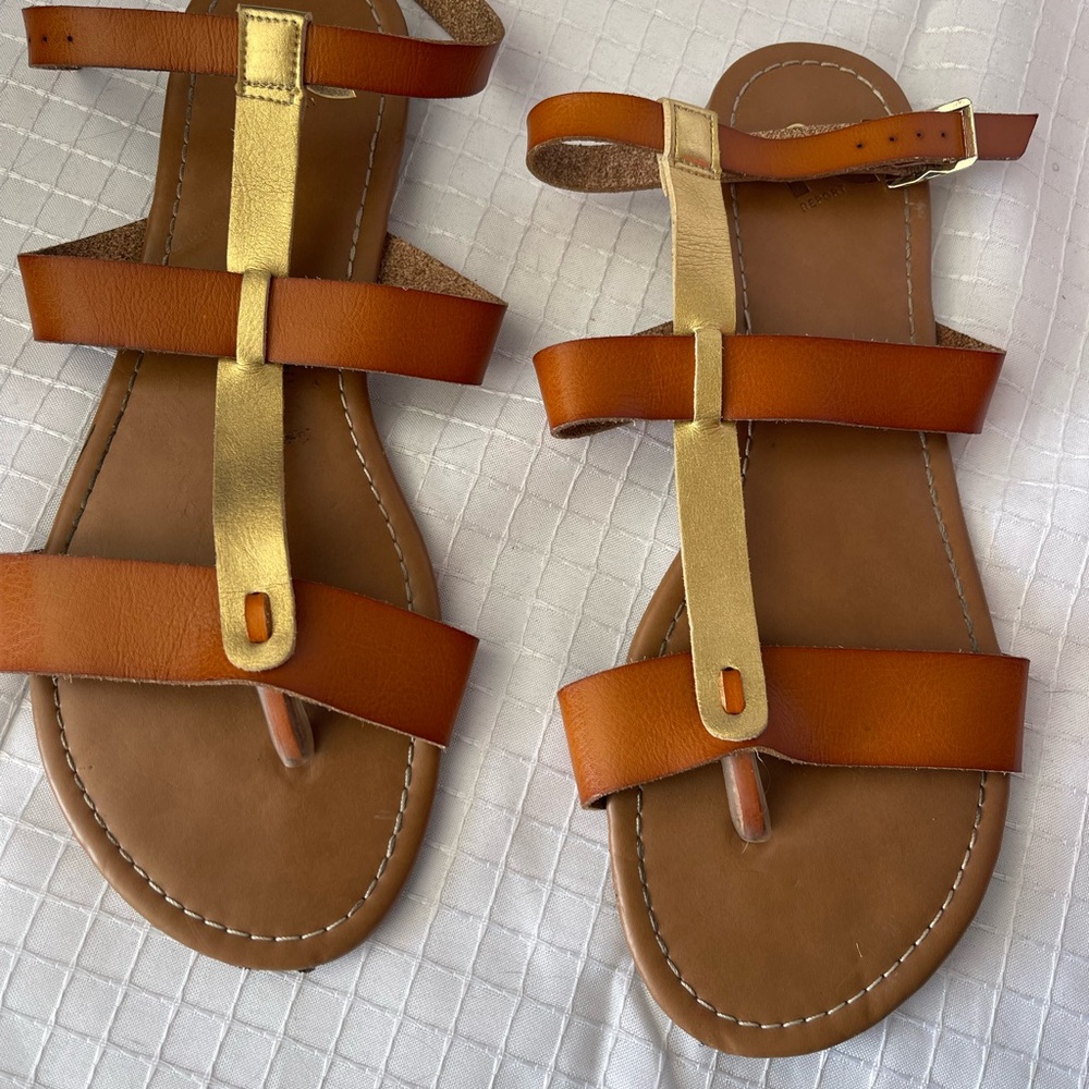 Brown Leather Sandals